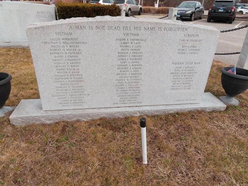 Canterbury Veterans Monuments Marker image. Click for full size.