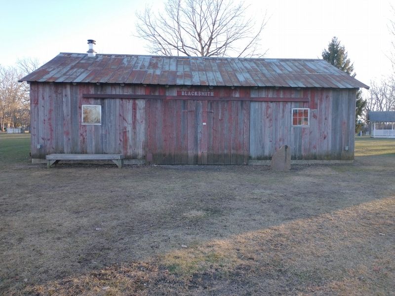 Blacksmith Shop Marker. Click for full size. Blacksmith Shop Marker image. Click for full size.