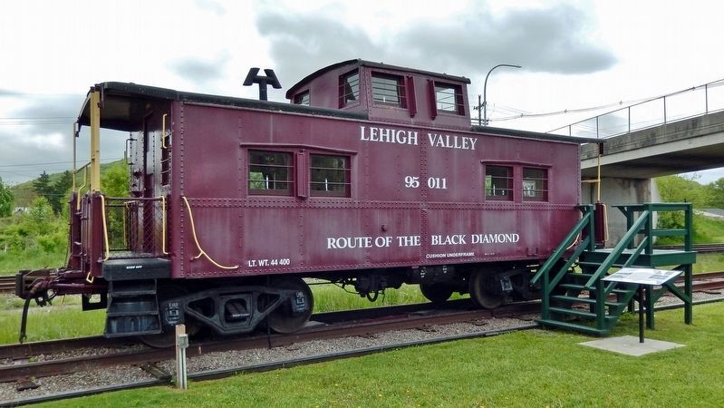 Sayre-Built Caboose Returns to Museum Marker image. Click for full size.