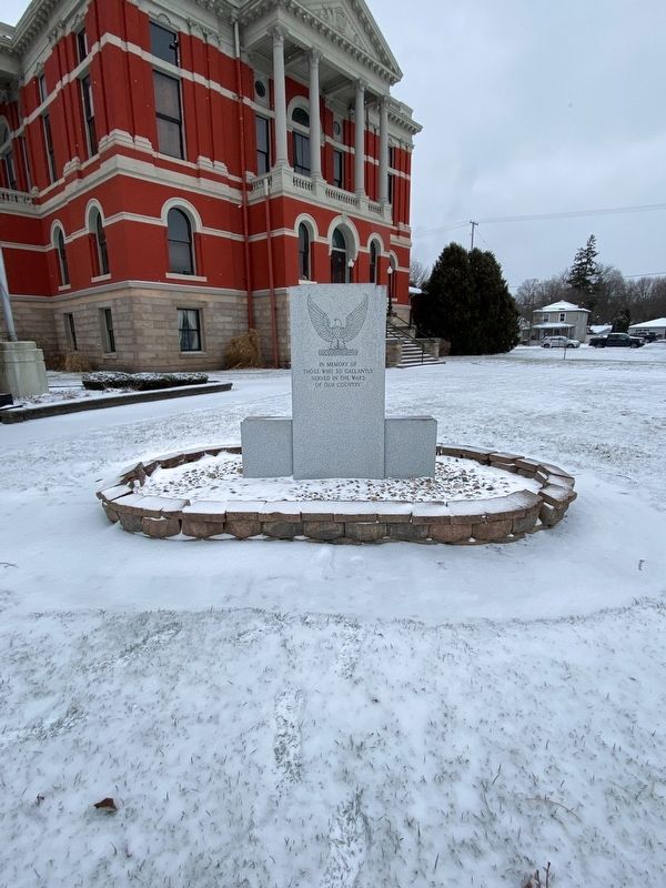 Charlotte Veterans Memorial image. Click for full size.