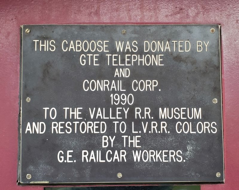Marker on Caboose image. Click for full size.