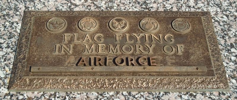 Gold Star Mothers and Veterans Memorial - Air Force. Click for full size. Gold Star Mothers and Veterans Memorial - Air Force image. Click for full size.