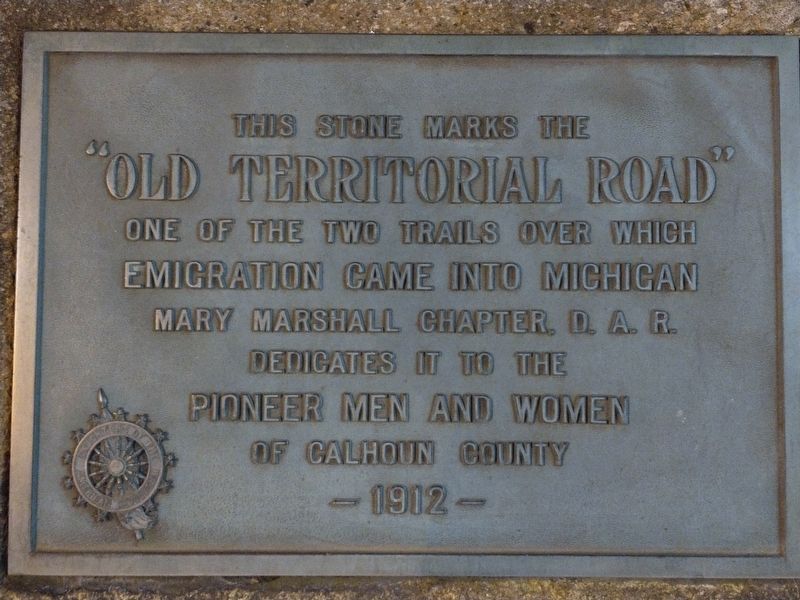 "Old Territorial Road" Marker image. Click for full size.