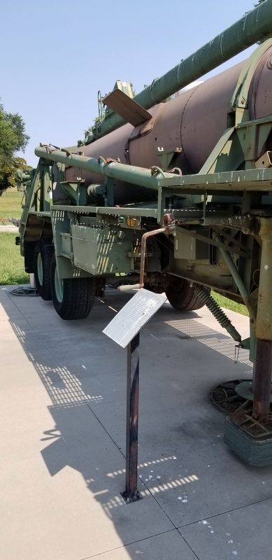 The U.S. MGM-31A Pershing IA Missile and Marker image. Click for full size.