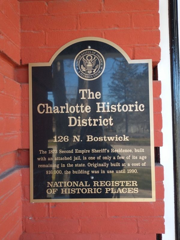 The Charlotte Historic District Marker image. Click for full size.