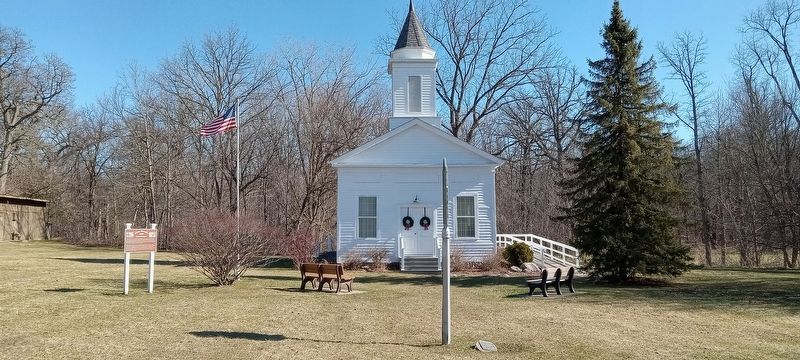 Eaton County's 1845 Courthouse Marker. Click for full size. Eaton County's 1845 Courthouse Marker image. Click for full size.