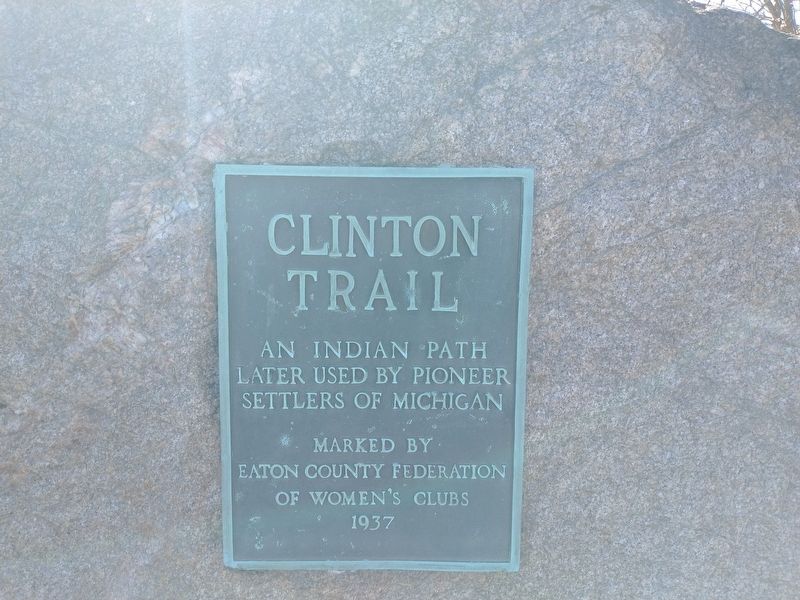 Clinton Trail Marker image. Click for full size.