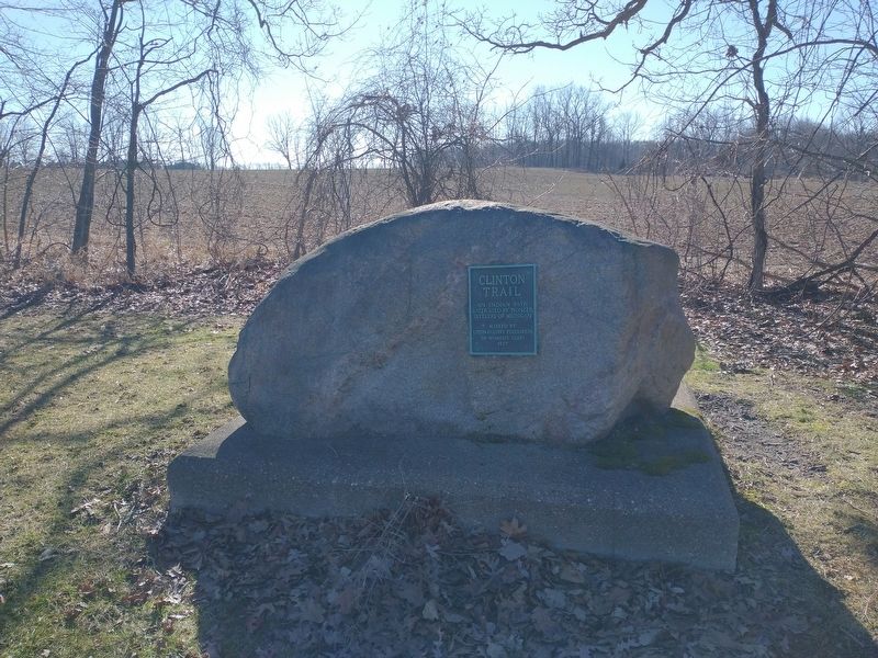 Clinton Trail Marker image. Click for full size.