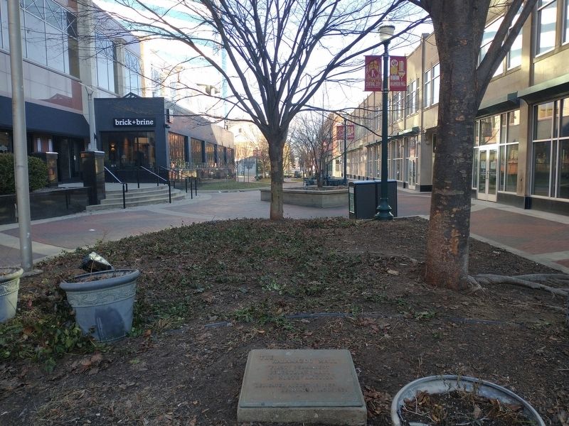 The Kalamazoo Mall Marker. Click for full size. The Kalamazoo Mall Marker image. Click for full size.