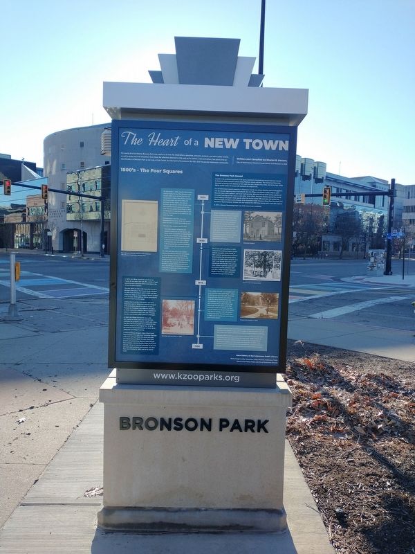 The Heart of a New Town Marker image. Click for full size.