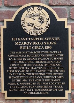 McAroy Drug Store Marker image. Click for full size.