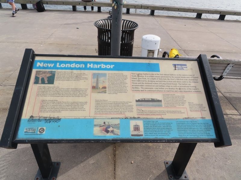 New London Harbor Marker image. Click for full size.