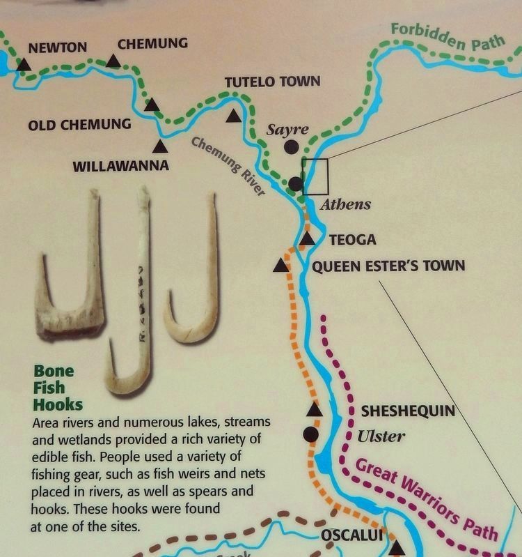 Marker detail: Bone Fish Hooks image. Click for full size.