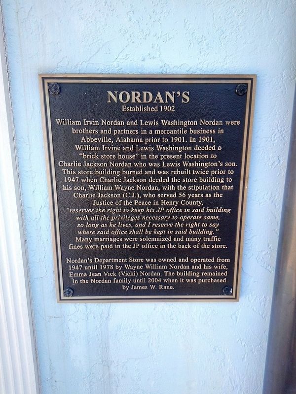 Nordan's Marker image. Click for full size.