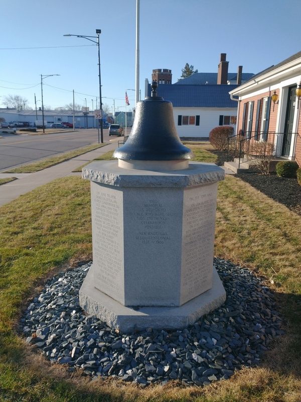 New Knoxville Sesquicentennial Marker image. Click for full size.