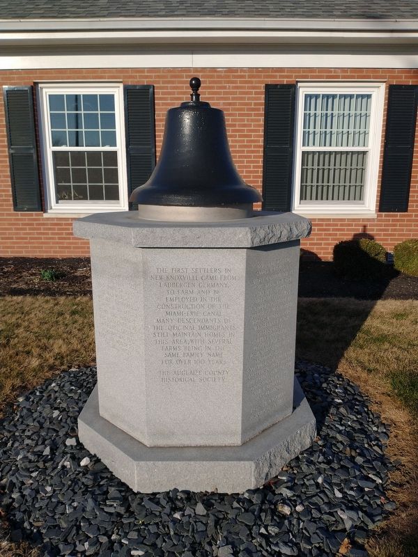 New Knoxville Sesquicentennial Marker image. Click for full size.