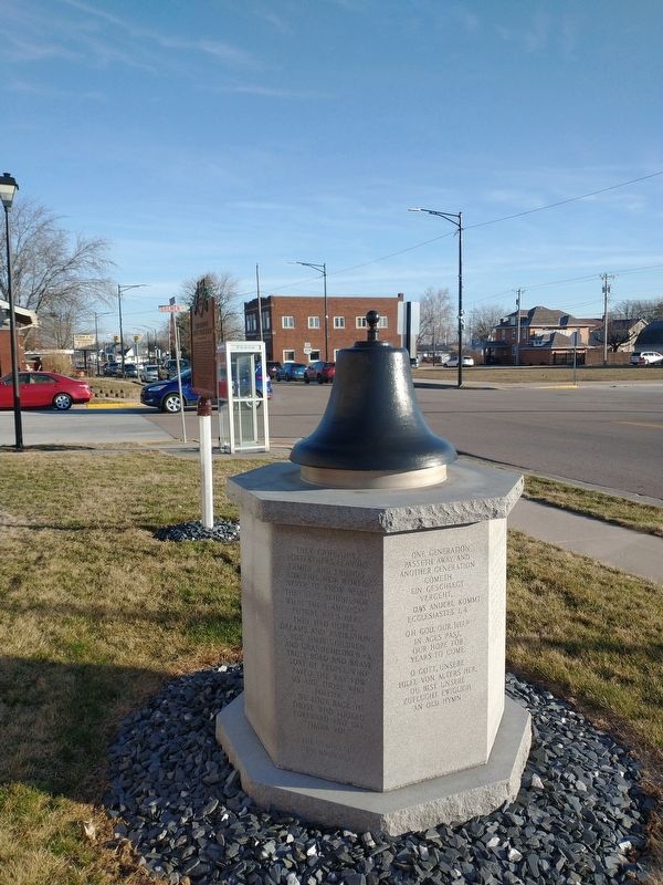 New Knoxville Sesquicentennial Marker image. Click for full size.