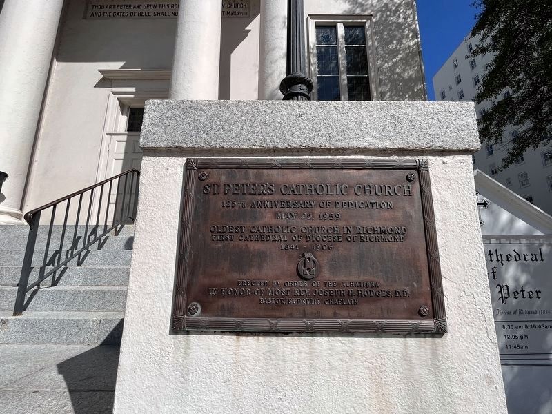 St. Peter's Catholic Church Marker image. Click for full size.