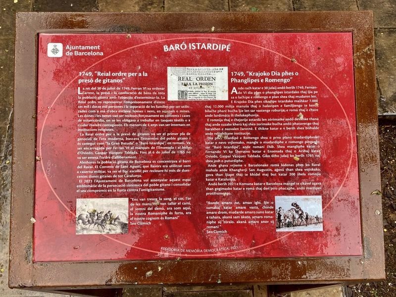 �The Great Gypsy Roundup� / Bar� Istardip� Marker image. Click for full size.