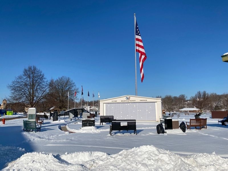 Belding Veterans Memorial image. Click for full size.