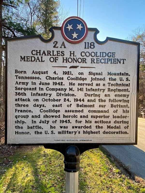Charles H. Coolidge Marker image. Click for full size.