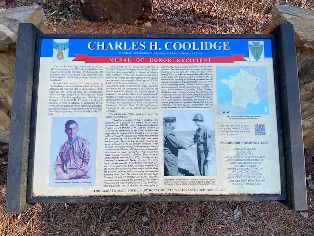 Charles H. Coolidge Marker image. Click for full size.