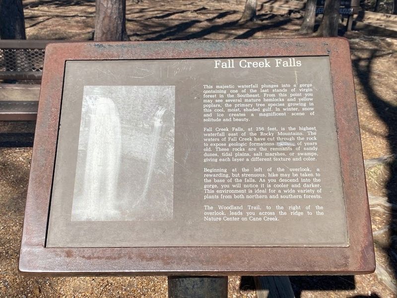 Fall Creek Falls Marker image. Click for full size.