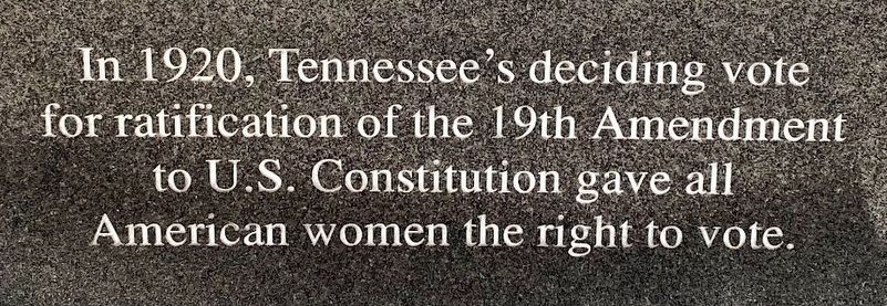 19th Amendment Marker. Click for full size. 19th Amendment Marker image. Click for full size.