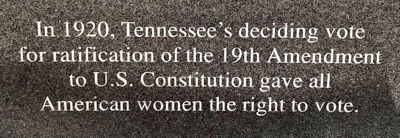19th Amendment Marker image. Click for full size.