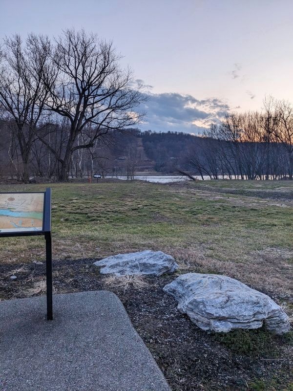 Approximate location of the Vinegar's Ferry crossing image. Click for full size.