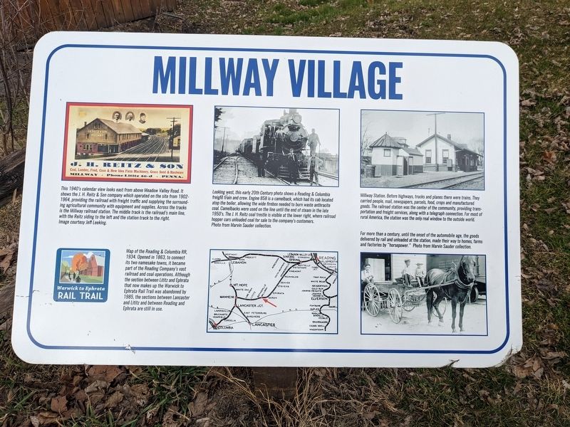 Millway Village Marker image. Click for full size.