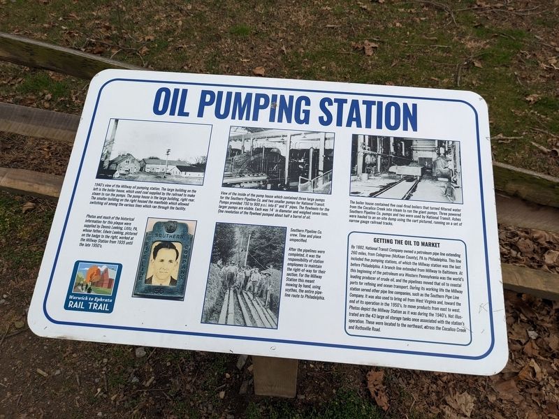Oil Pumping Station Marker image. Click for full size.