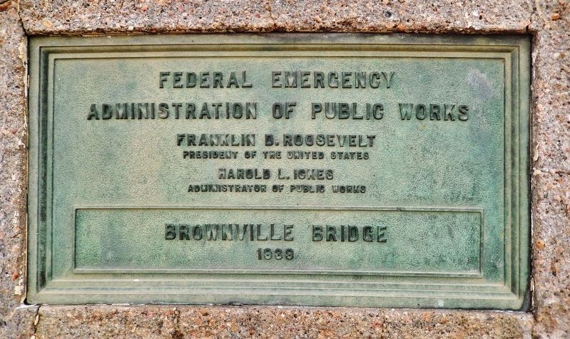 Brownville Bridge Marker image. Click for full size.