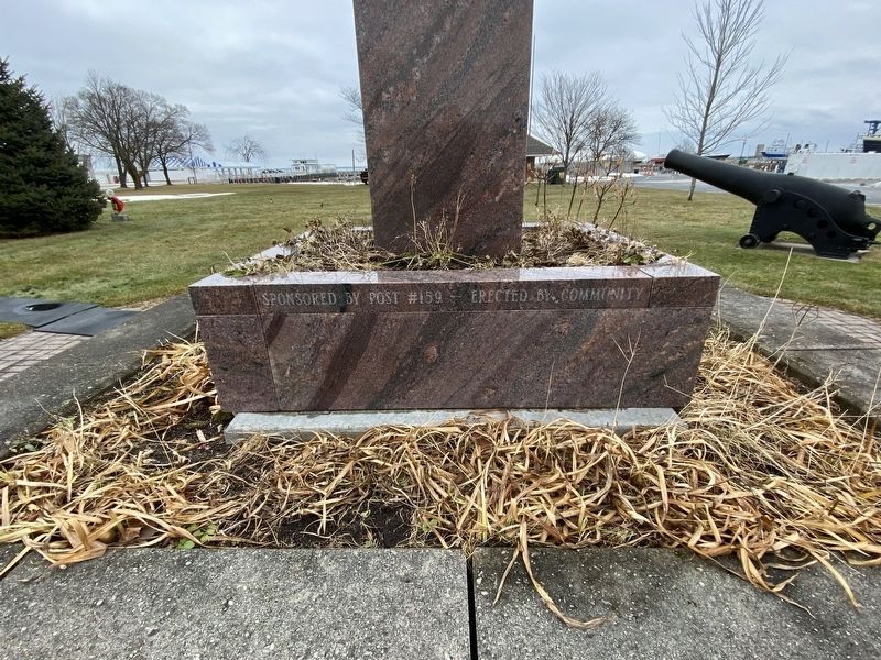 Mackinaw City Veterans Memorial. Click for full size. Mackinaw City Veterans Memorial image. Click for full size.