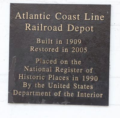 Railroad Depot Marker image. Click for full size.