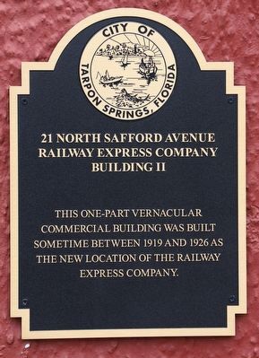 Railway Express Company Building II Marker image. Click for full size.