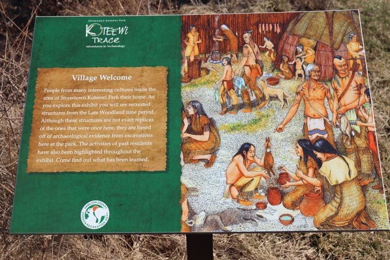 Village Welcome Marker image. Click for full size.