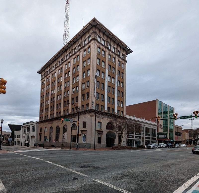 Radio Building - Location of Perley Albert Thomas Marker. Click for full size. Radio Building - Location of Perley Albert Thomas Marker image. Click for full size.