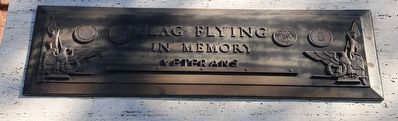 Veterans Memorial Flag Pole Marker. Click for full size. Veterans Memorial Flag Pole Marker image. Click for full size.