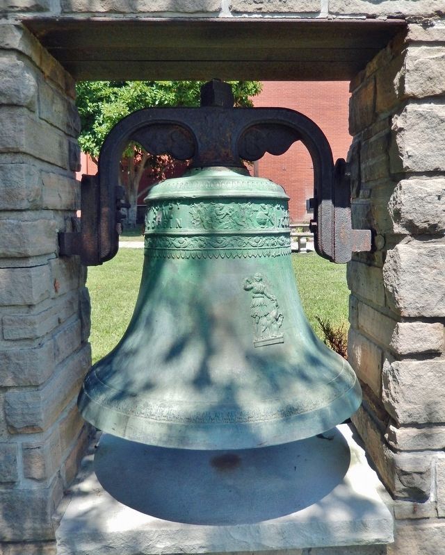 First Christian Church Bell image. Click for full size.