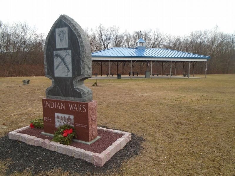 Indian Wars Memorial. Click for full size. Indian Wars Memorial image. Click for full size.