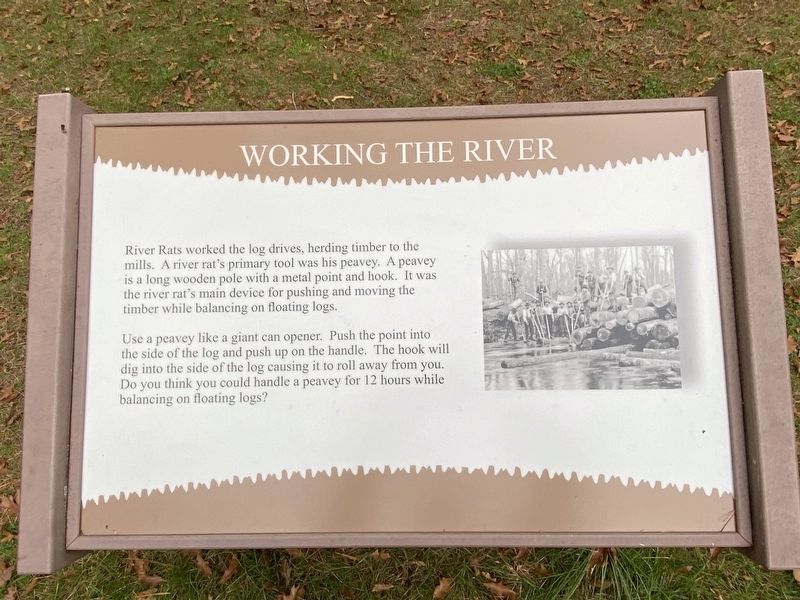 Working the River Marker image. Click for full size.