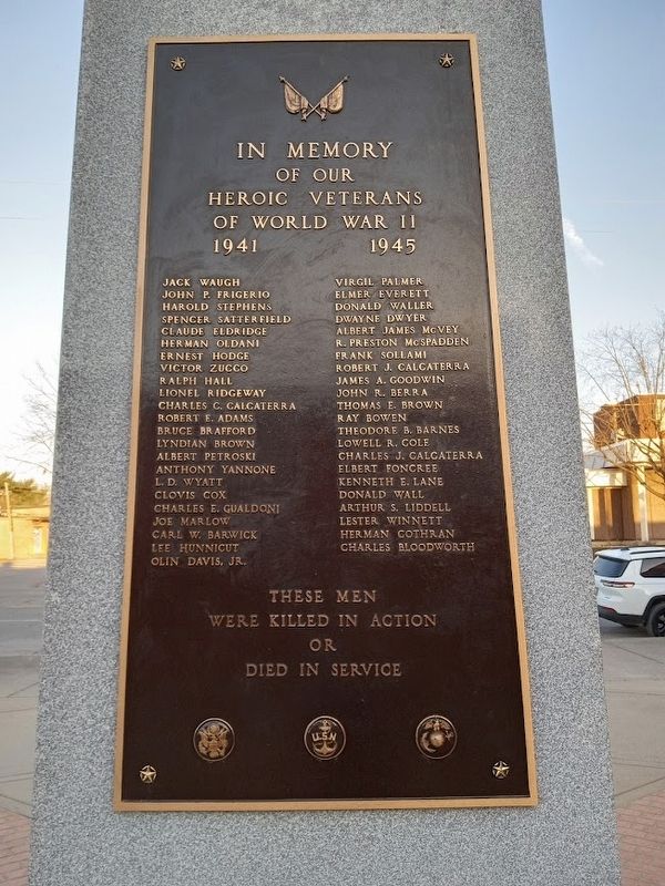 War Memorial. Click for full size. War Memorial image. Click for full size.