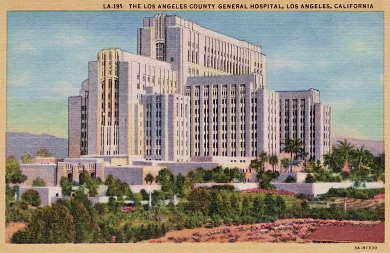 General Hospital postcard image. Click for full size.