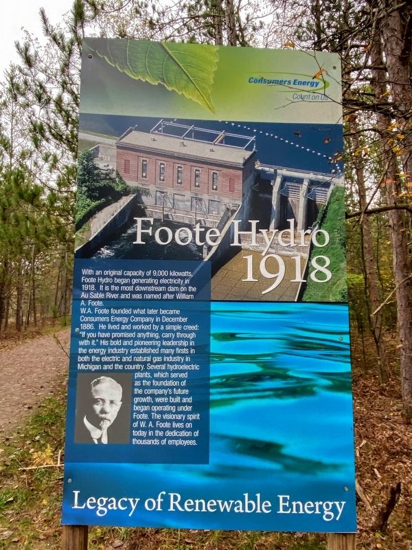 Foote Hydro Marker image. Click for full size.