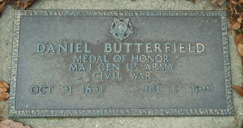 Major General Daniel Butterfield Marker image. Click for full size.