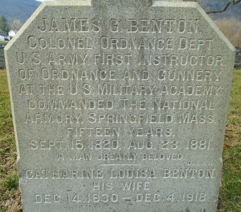 James G. Benton Marker. Click for full size. James G. Benton Marker image. Click for full size.