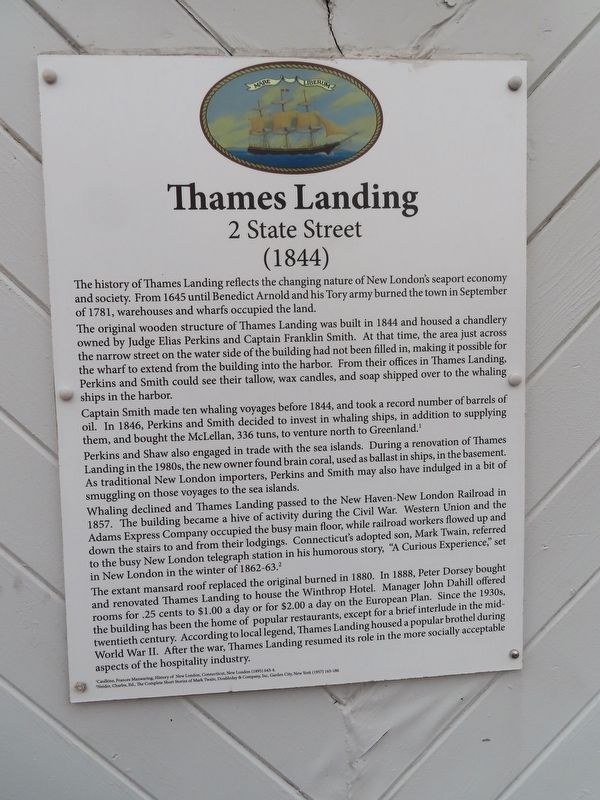 Thames Landing Marker image. Click for full size.