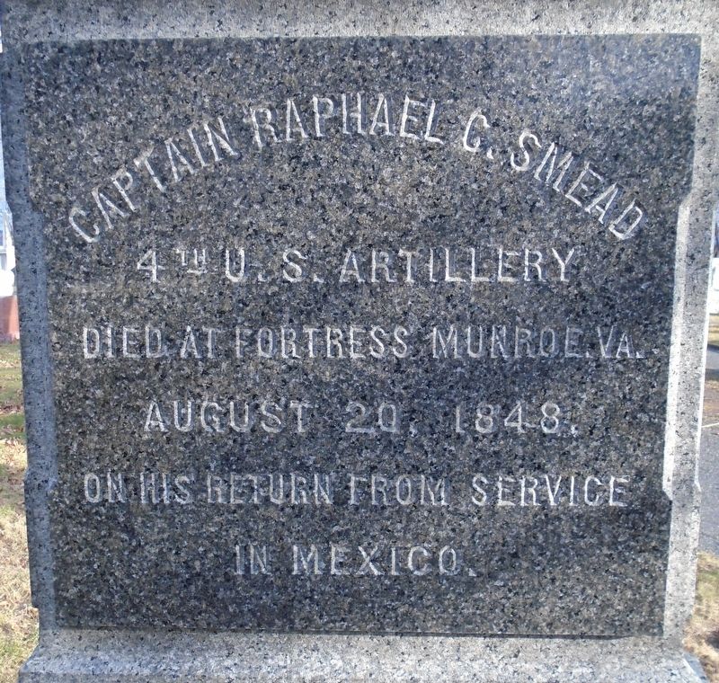 Captain Raphael C. Smead Marker image. Click for full size.