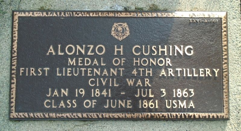 Alonzo H Cushing Marker image. Click for full size.
